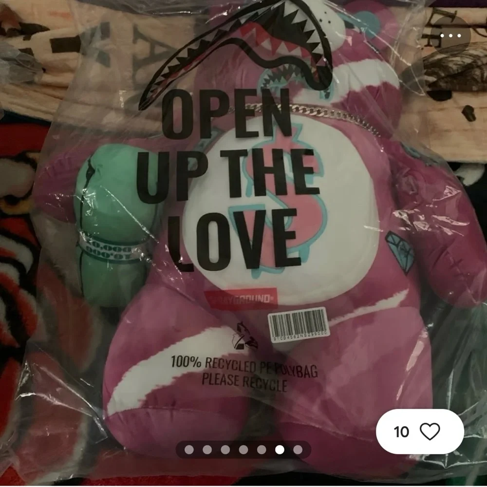 Sprayground Pink Punk MoneyBear Teddybear Backpack - Picture 6 of 7